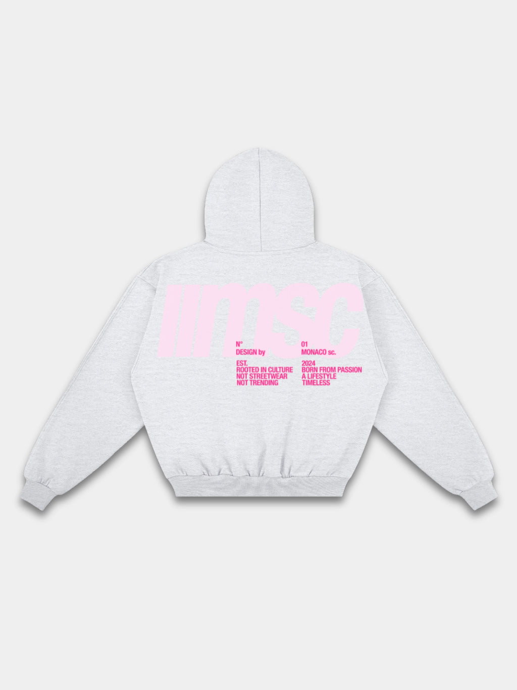 MONACO MSC HOODIE - BUBBLEGUM/FUCHSIA