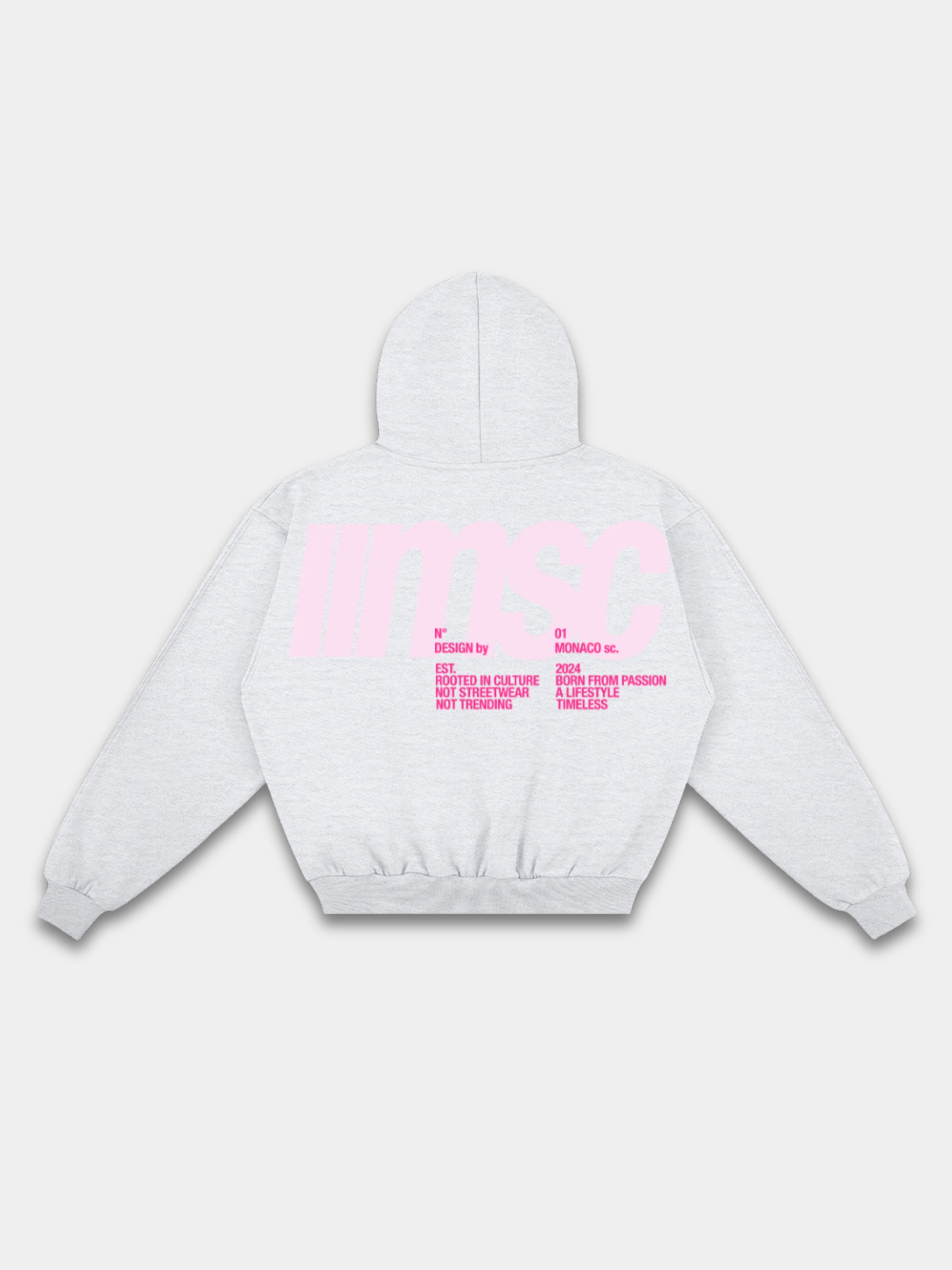 MONACO MSC HOODIE - BUBBLEGUM/FUCHSIA