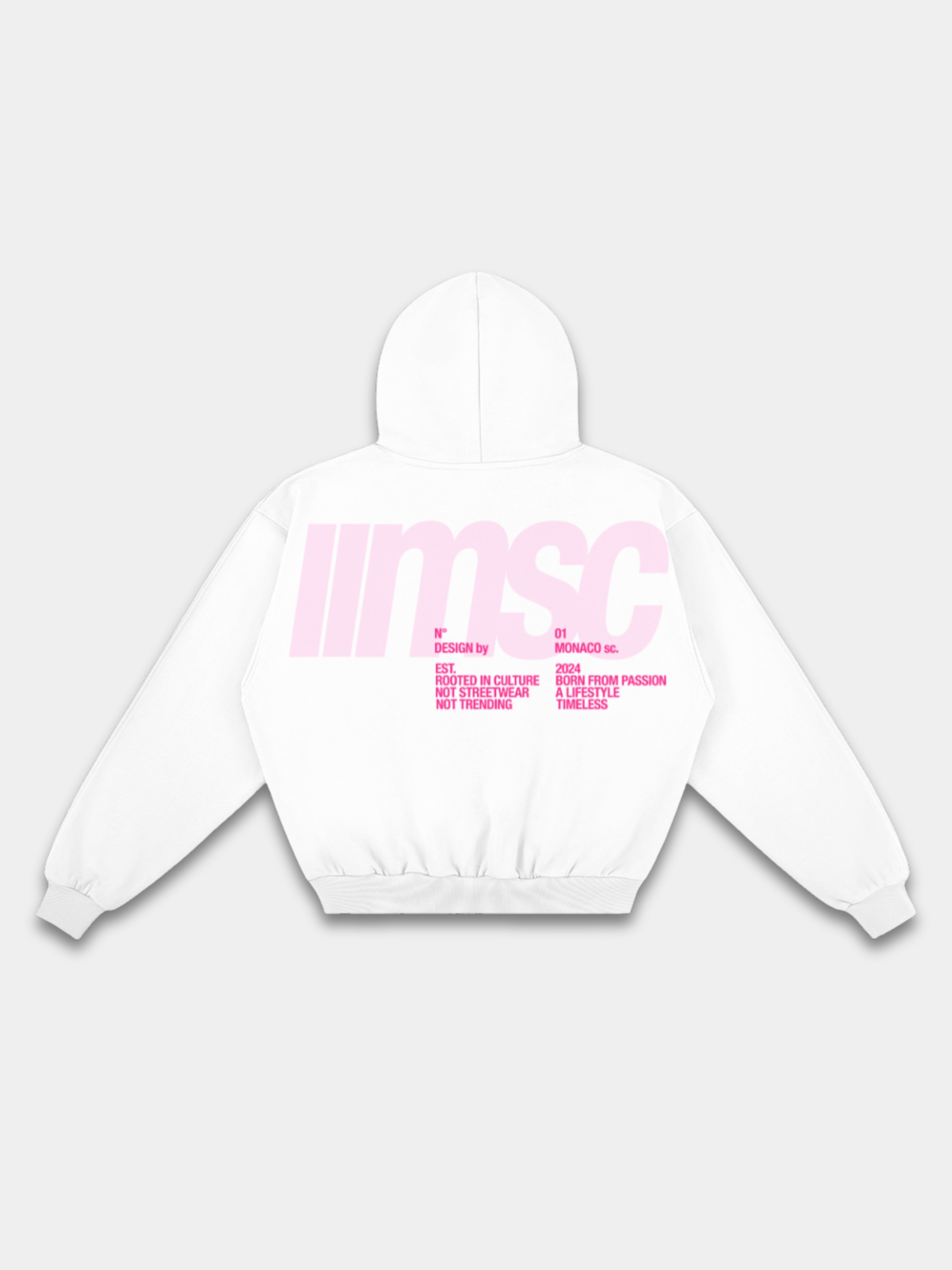 MONACO MSC HOODIE - BUBBLEGUM/FUCHSIA