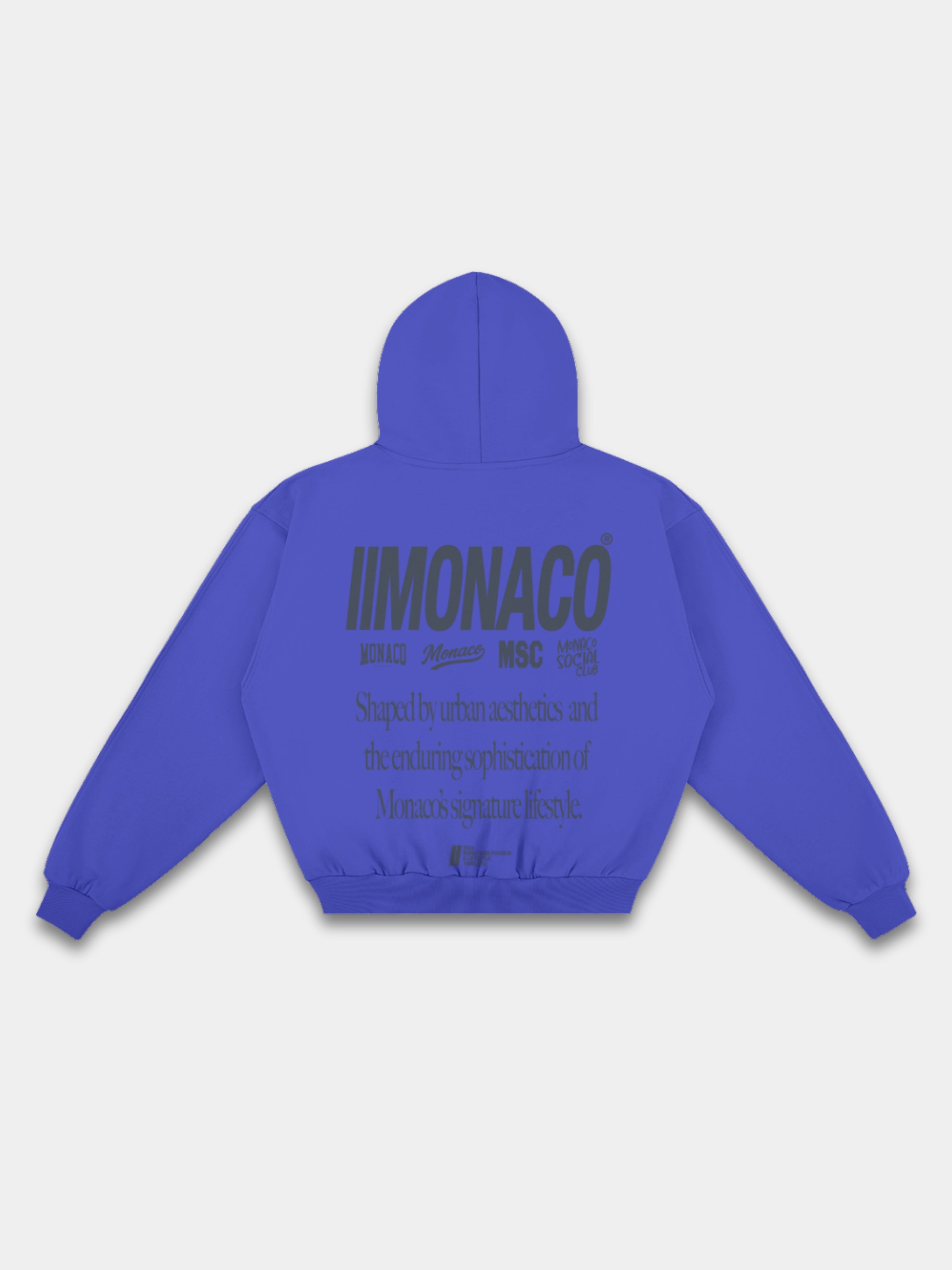 MONACO AESTHETIC HOODIE - MIDNIGHT SLATE