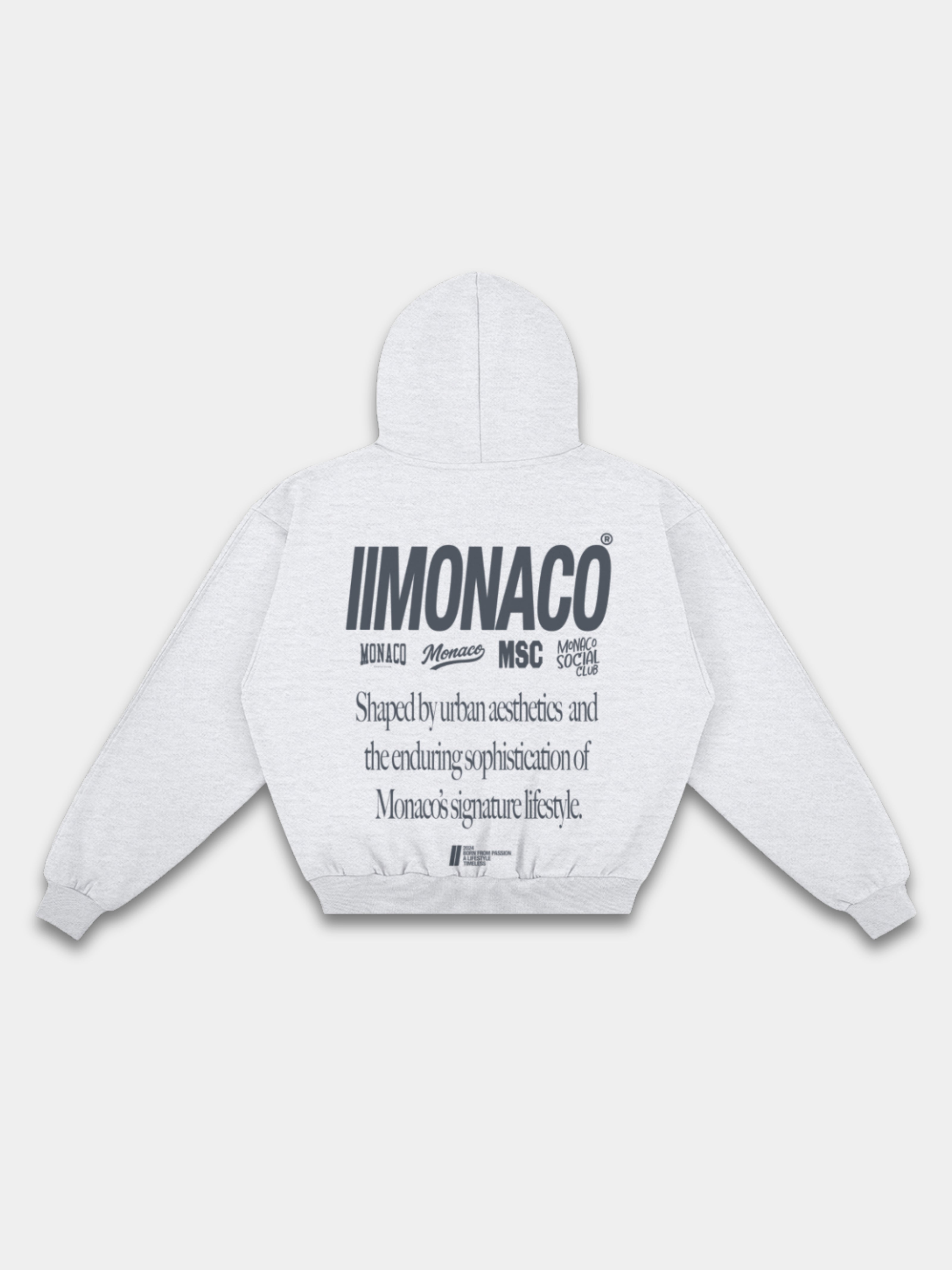 MONACO AESTHETIC HOODIE - MIDNIGHT SLATE
