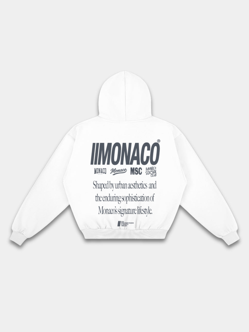 MONACO AESTHETIC HOODIE - MIDNIGHT SLATE