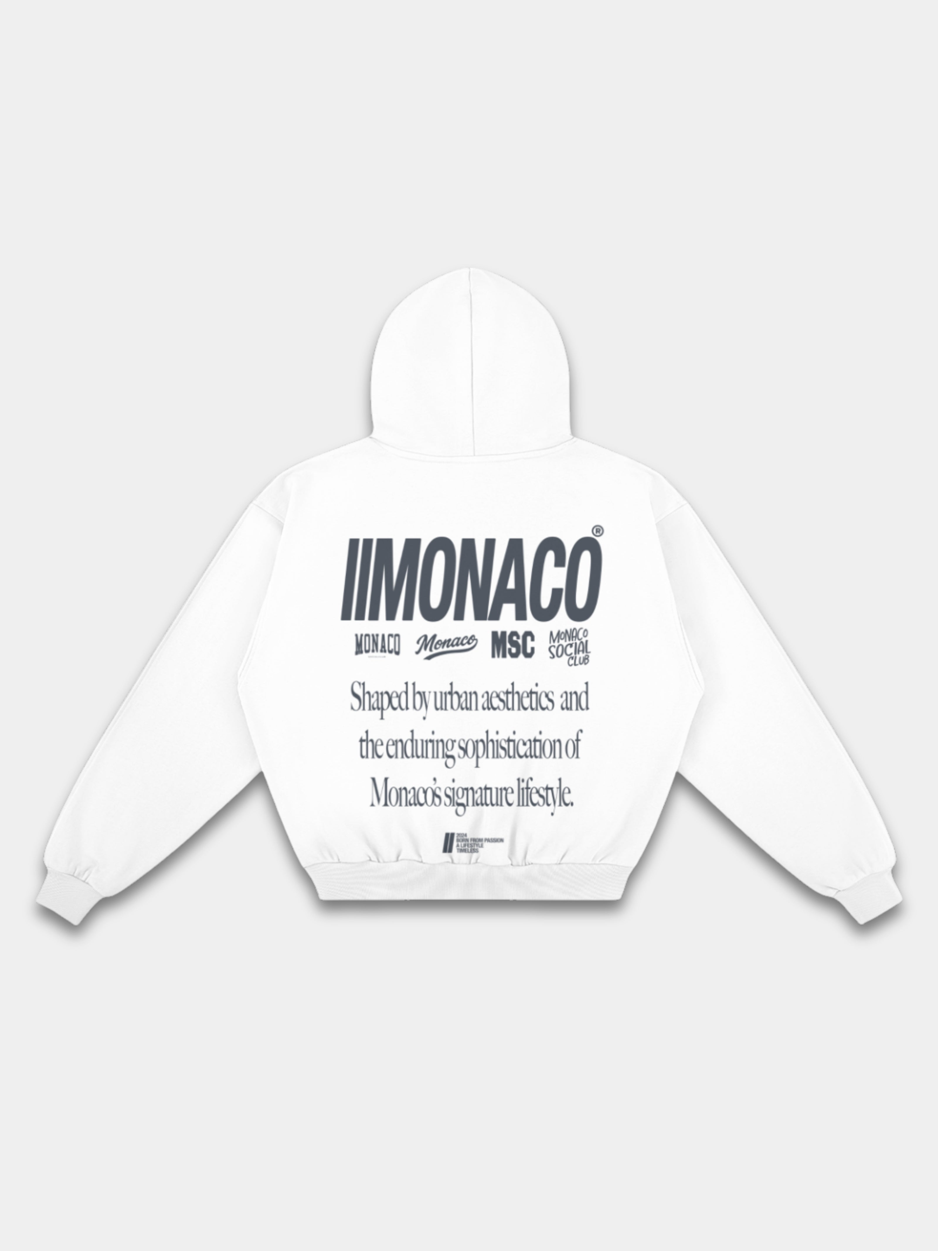 MONACO AESTHETIC HOODIE - MIDNIGHT SLATE