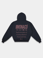 MONACO AESTHETIC HOODIE - VINTAGE BURGUNDY