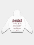 MONACO AESTHETIC HOODIE - VINTAGE BURGUNDY