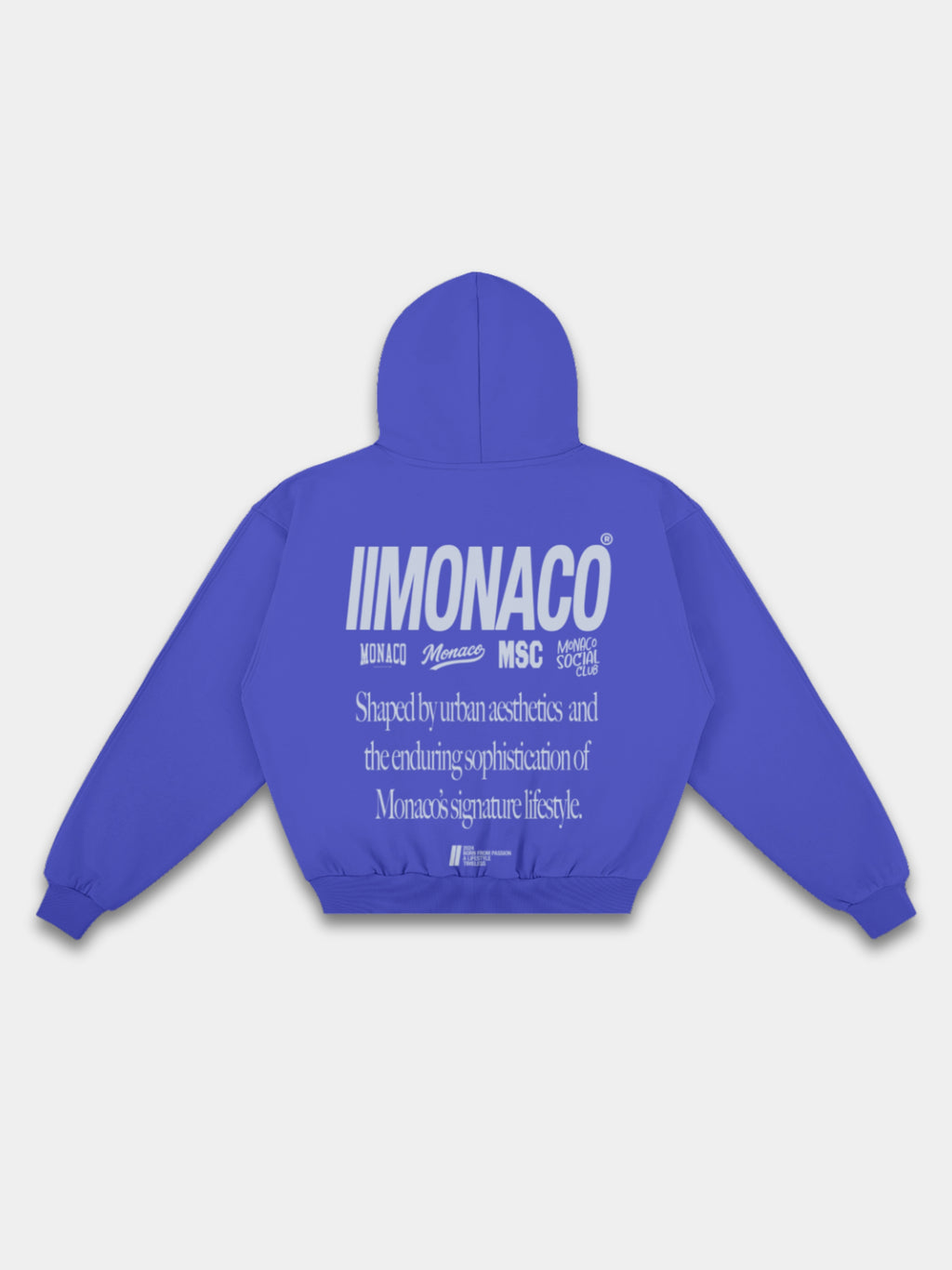 MONACO AESTHETIC HOODIE - FROZEN ASH