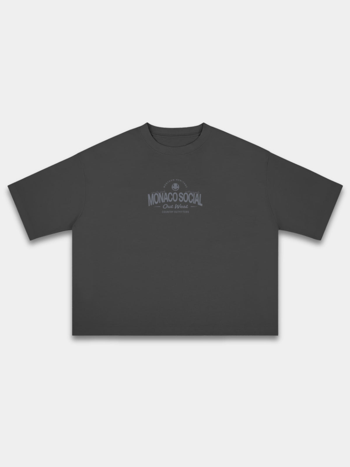 THE MINIMAL COUNTRY TEE - BLACK