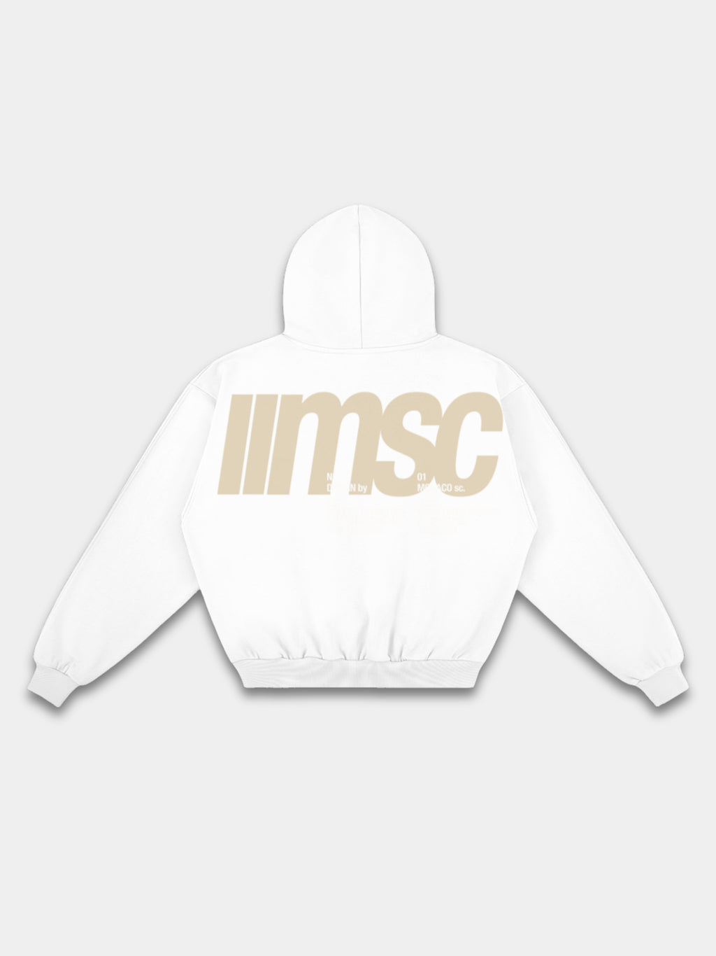 MONACO MSC HOODIE - SANDSTONE/BONE