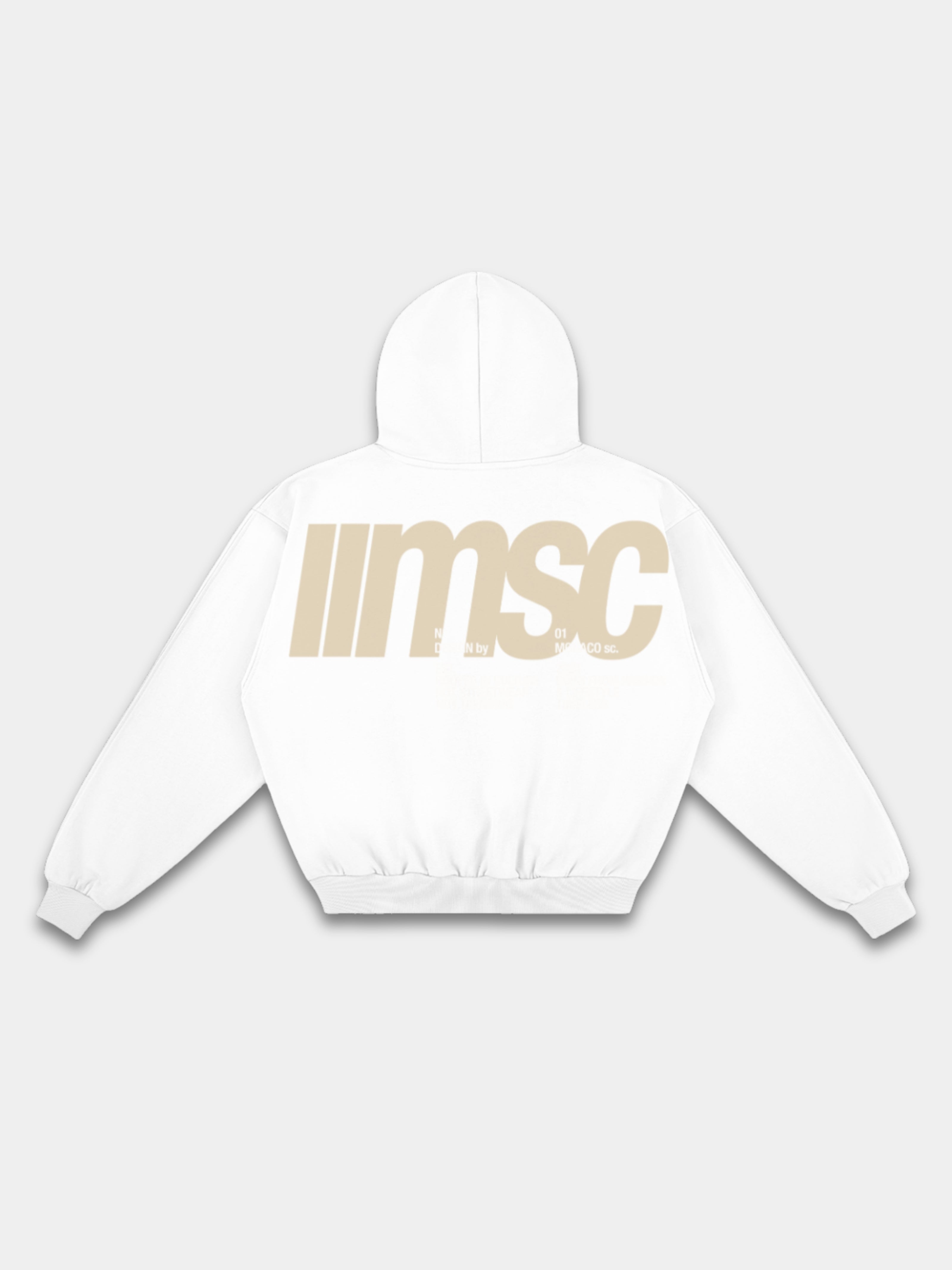 MONACO MSC HOODIE - SANDSTONE/BONE