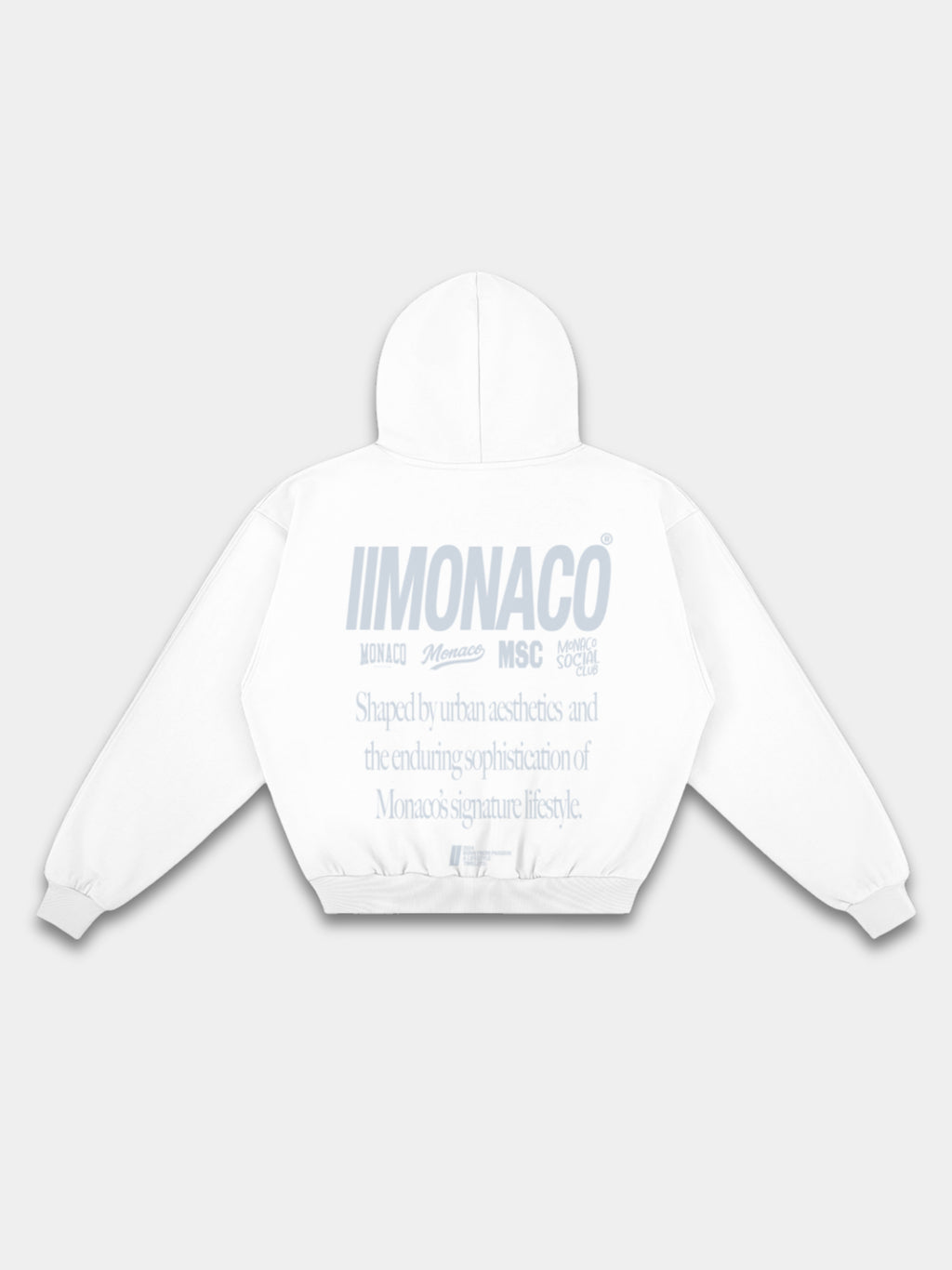 MONACO AESTHETIC HOODIE - FROZEN ASH