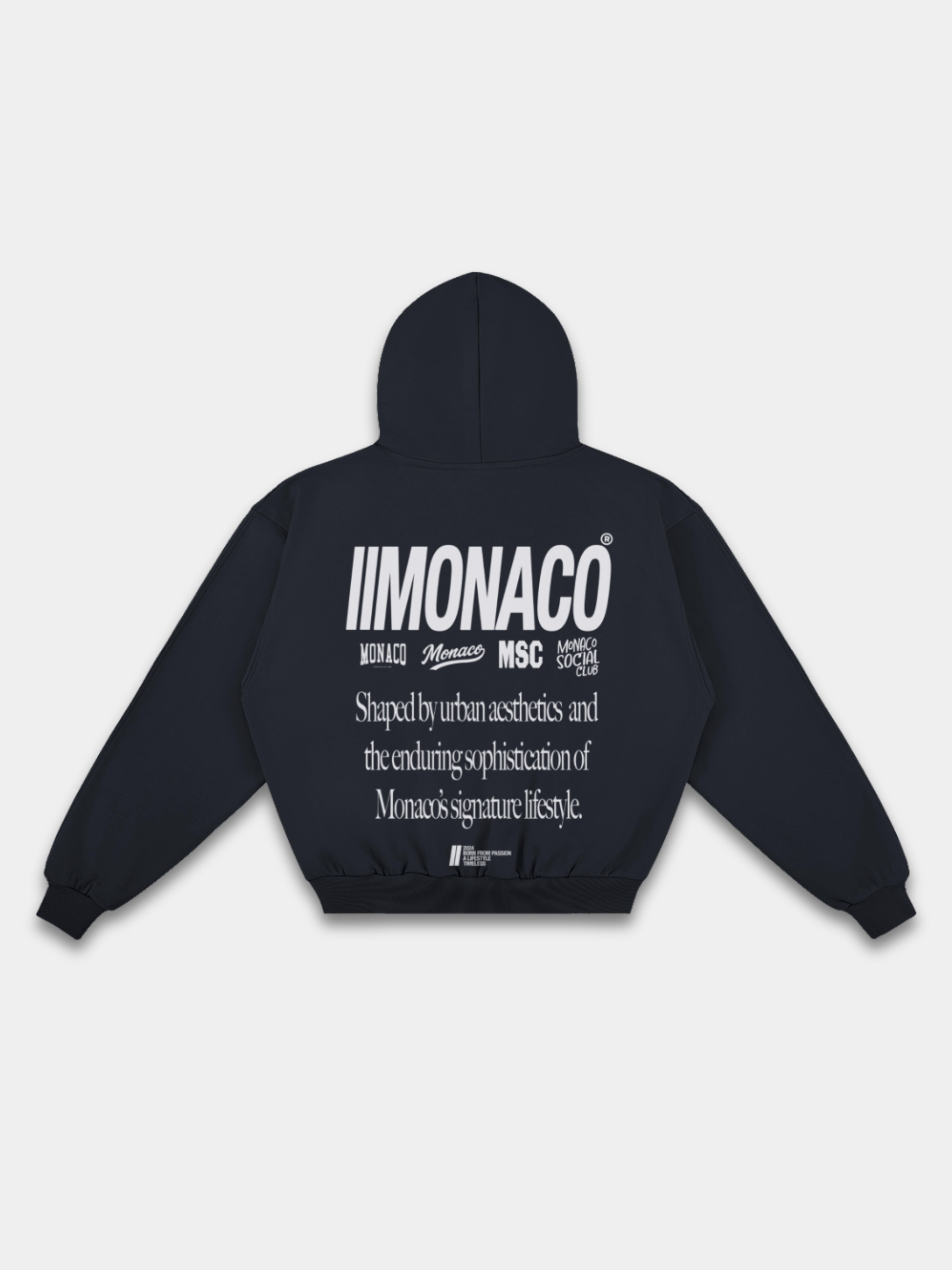 MONACO AESTHETIC HOODIE - STONE WHITE