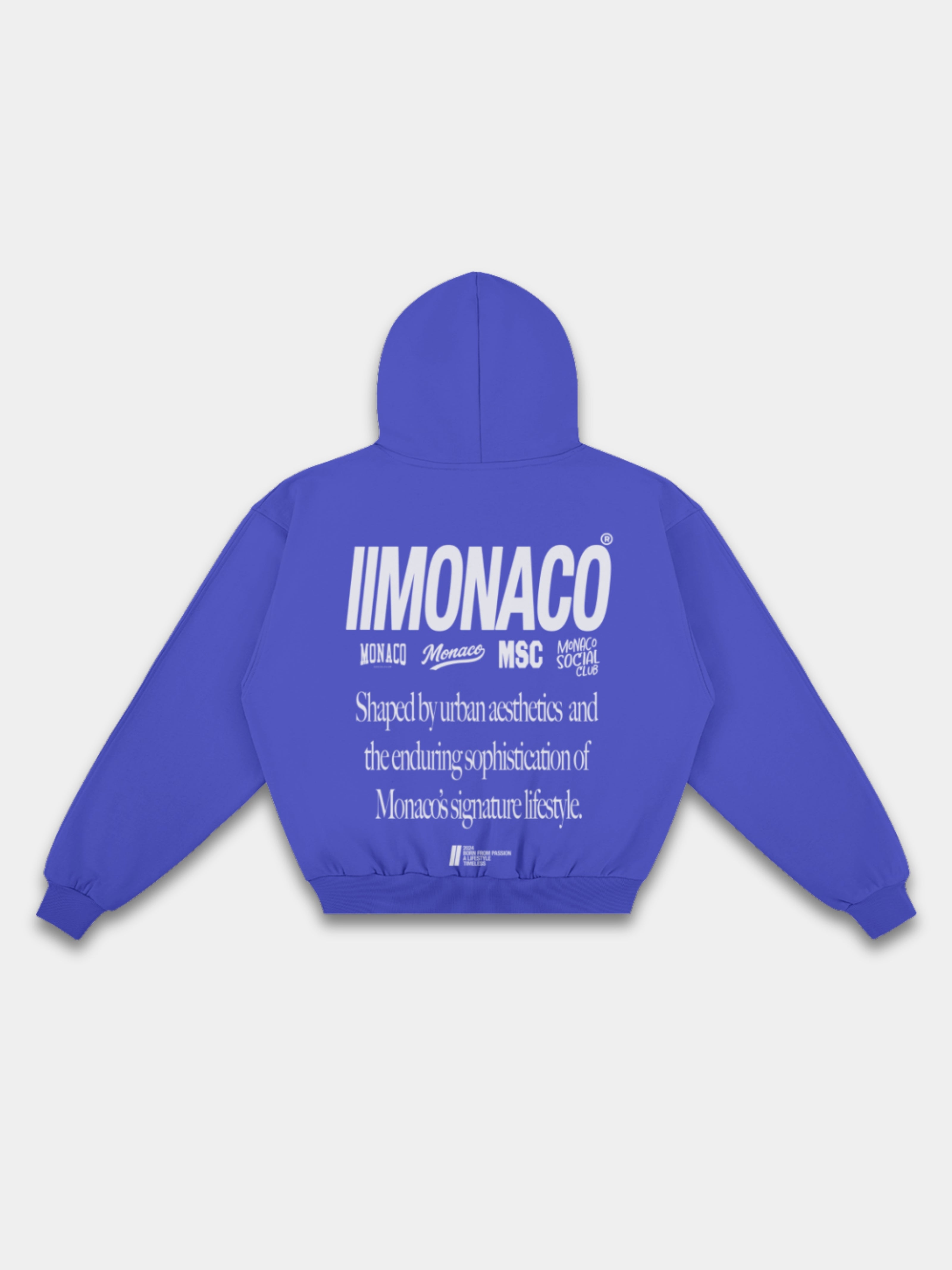MONACO AESTHETIC HOODIE - STONE WHITE