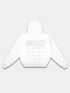 MONACO AESTHETIC HOODIE - STONE WHITE