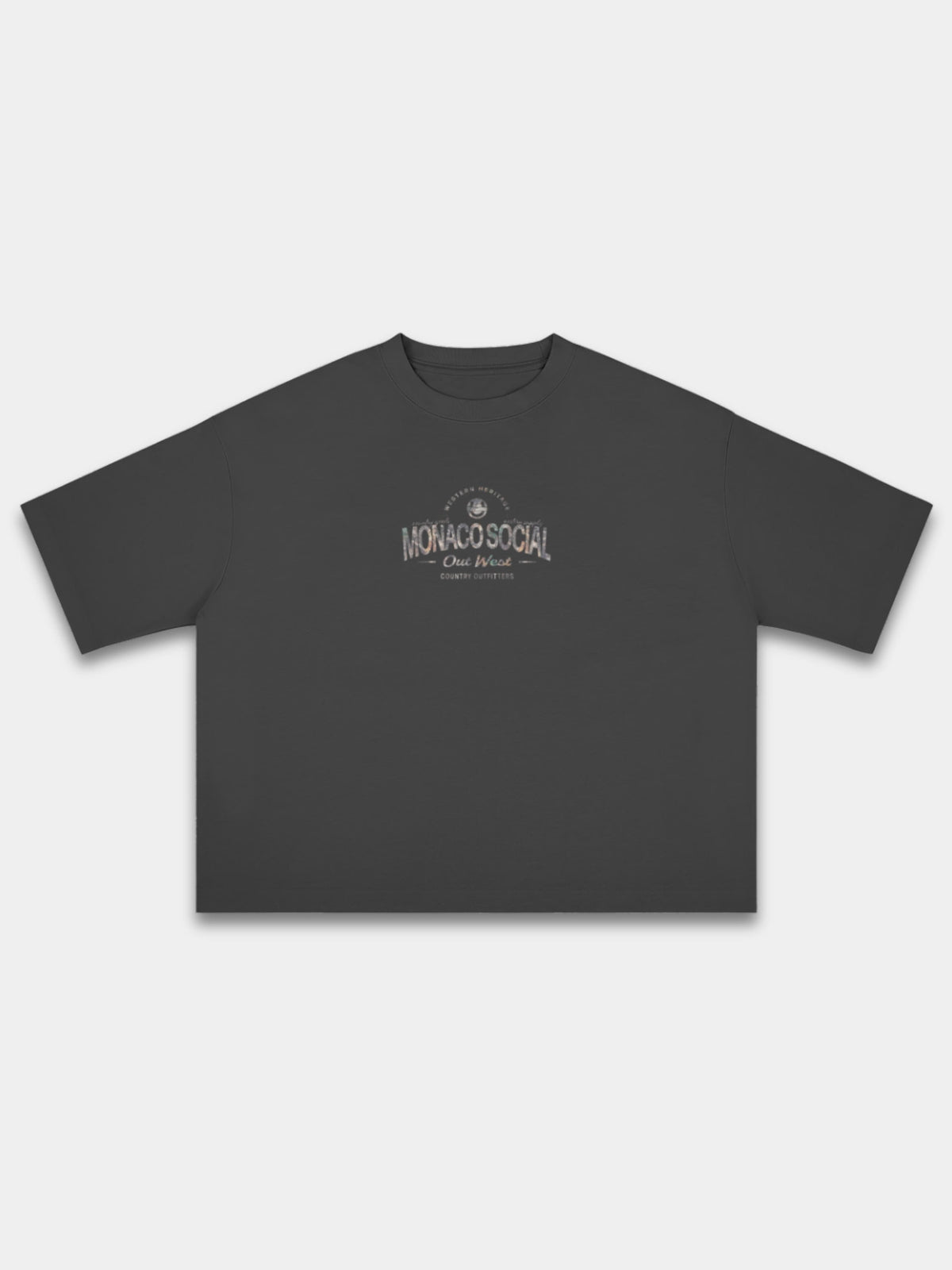 THE MINIMAL COUNTRY TEE - BLACK