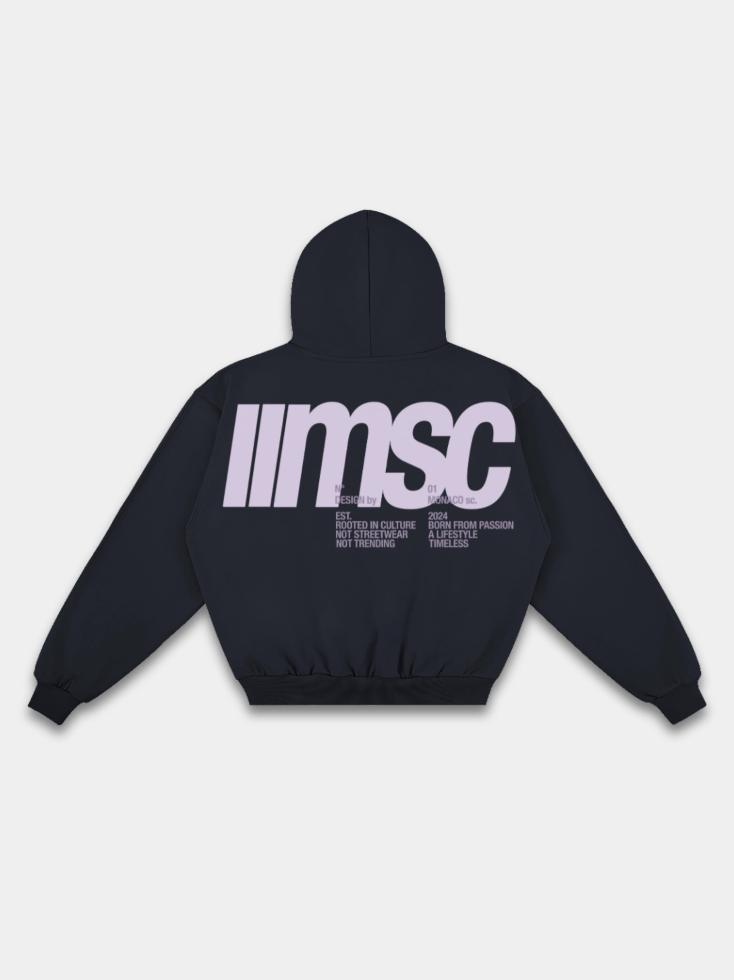MONACO MSC HOODIE - NAVY