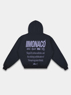MONACO AESTHETIC HOODIE - NAVY