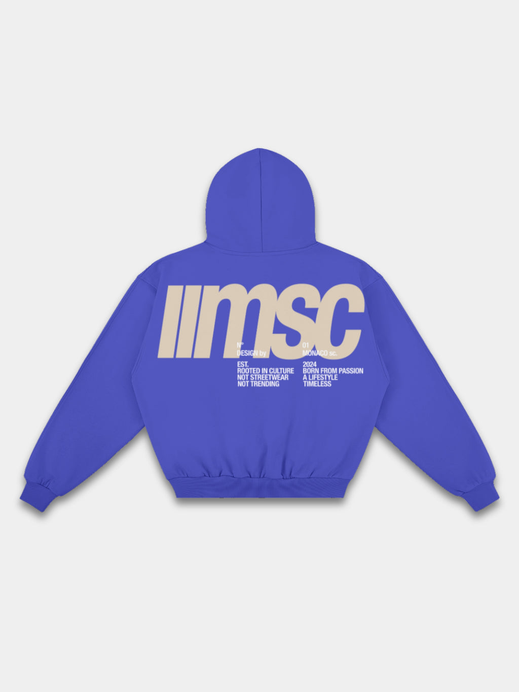 MONACO MSC HOODIE - SANDSTONE/BONE