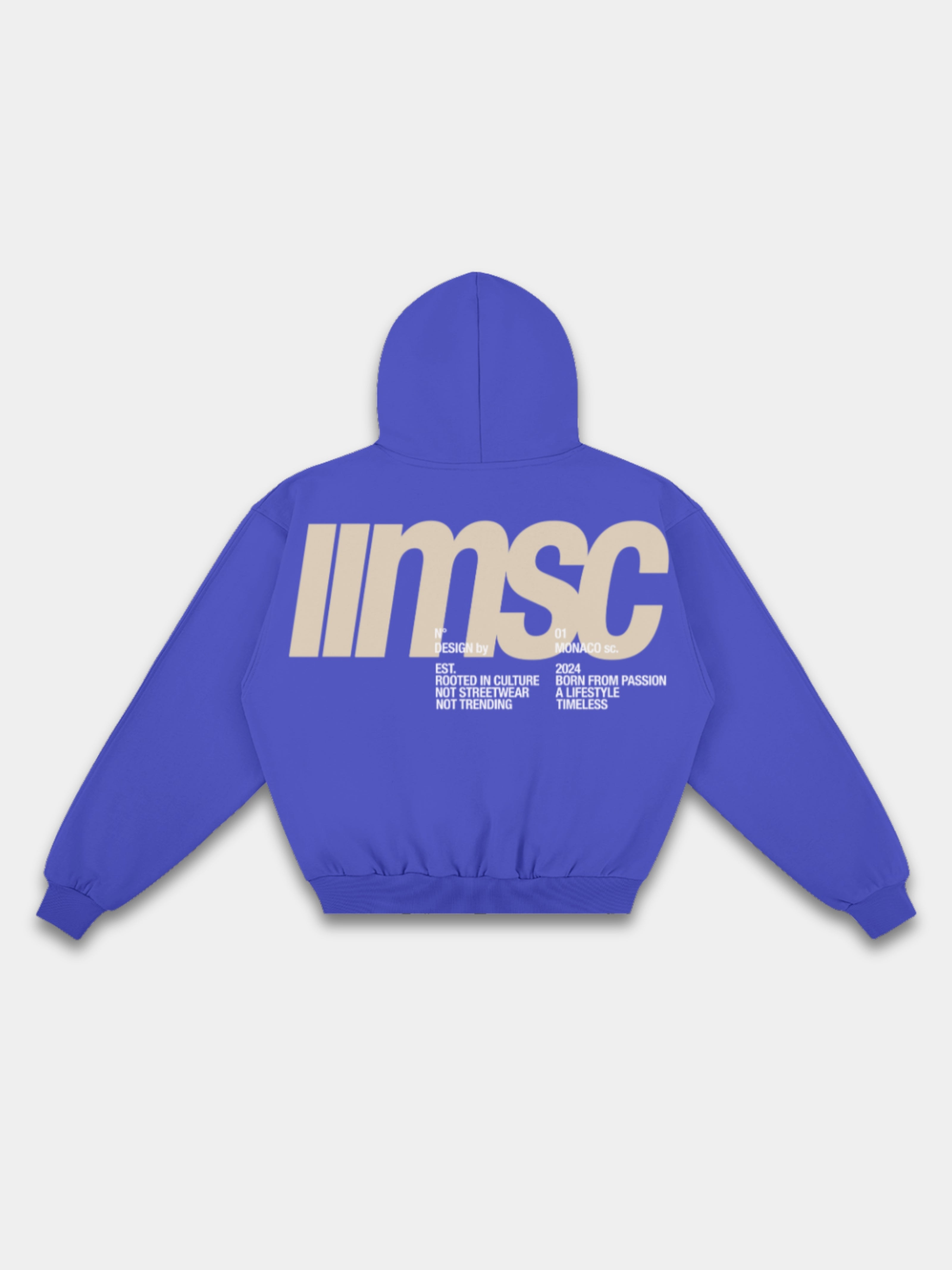 MONACO MSC HOODIE - SANDSTONE/BONE