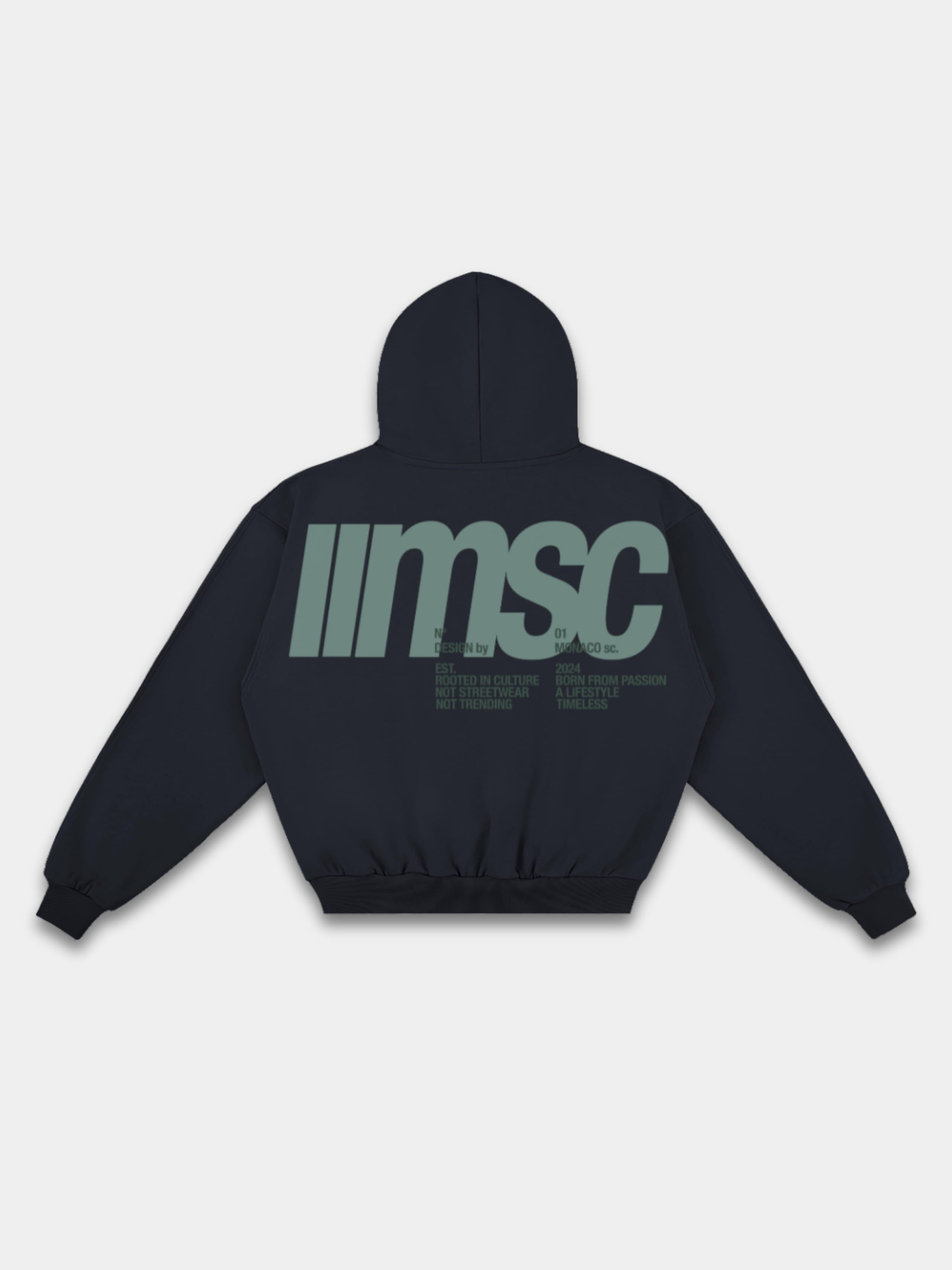 MONACO MSC HOODIE - NAVY