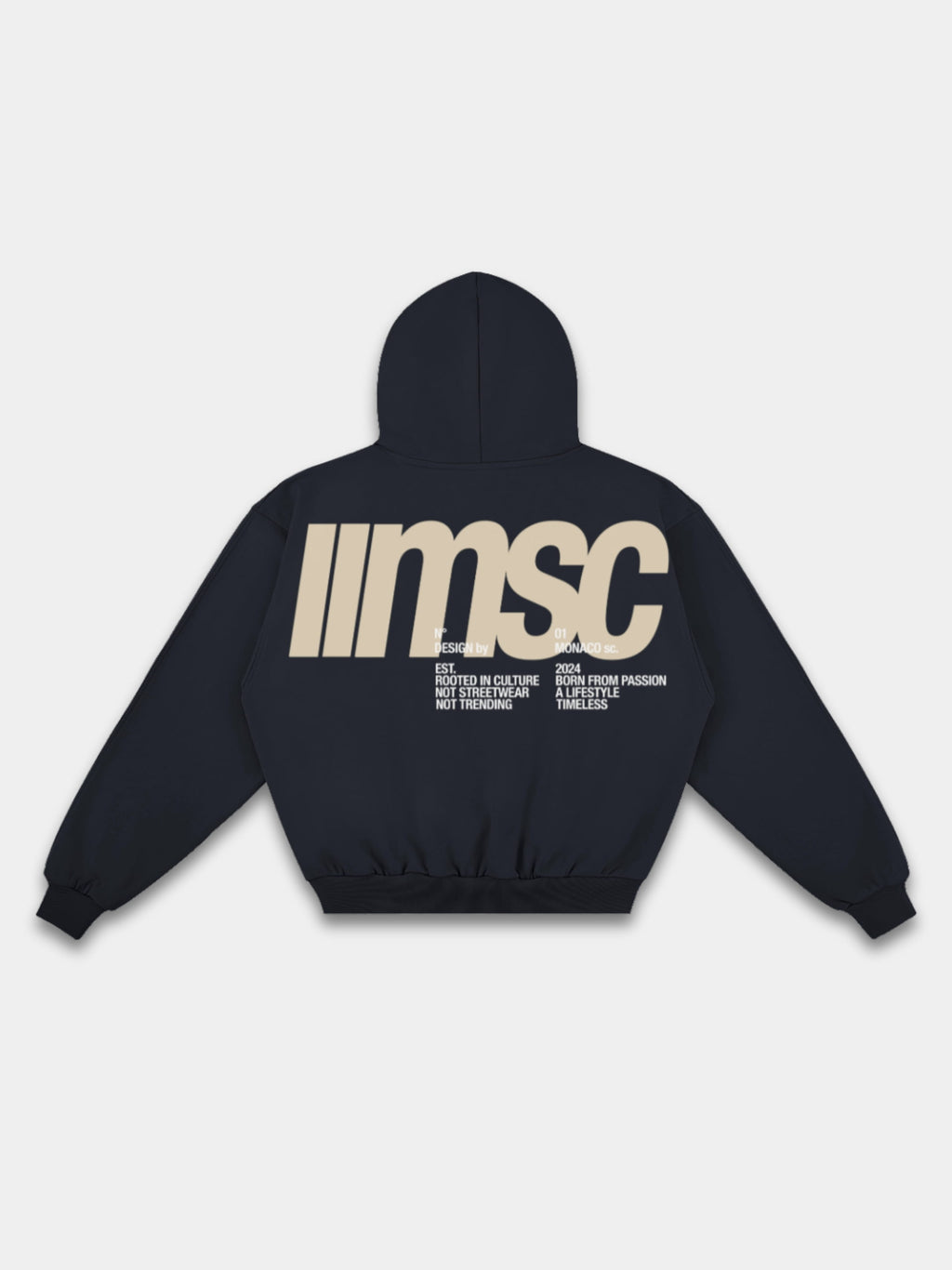 MONACO MSC HOODIE - NAVY
