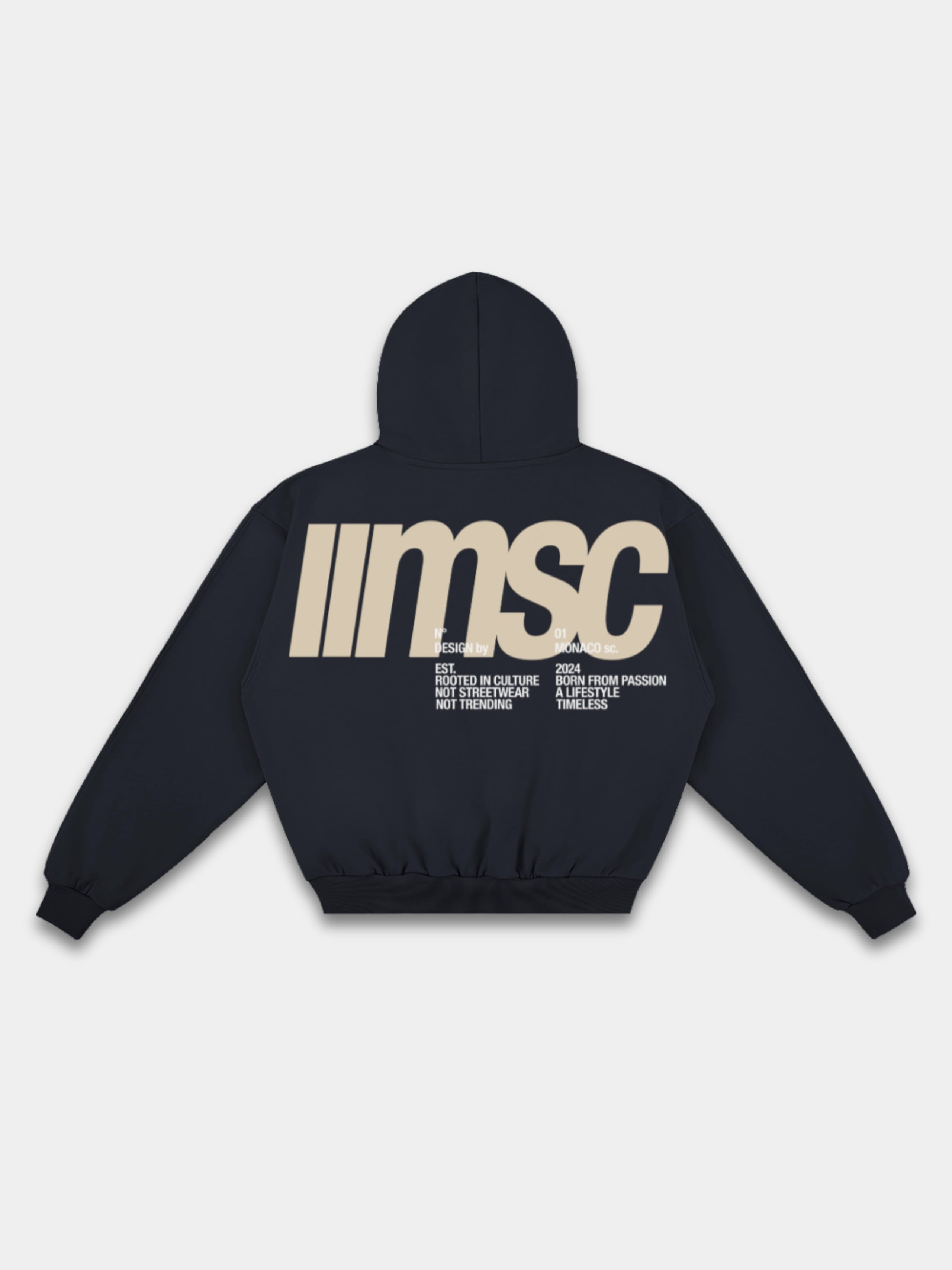 MONACO MSC HOODIE - NAVY