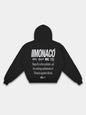MONACO AESTHETIC HOODIE - BLACK