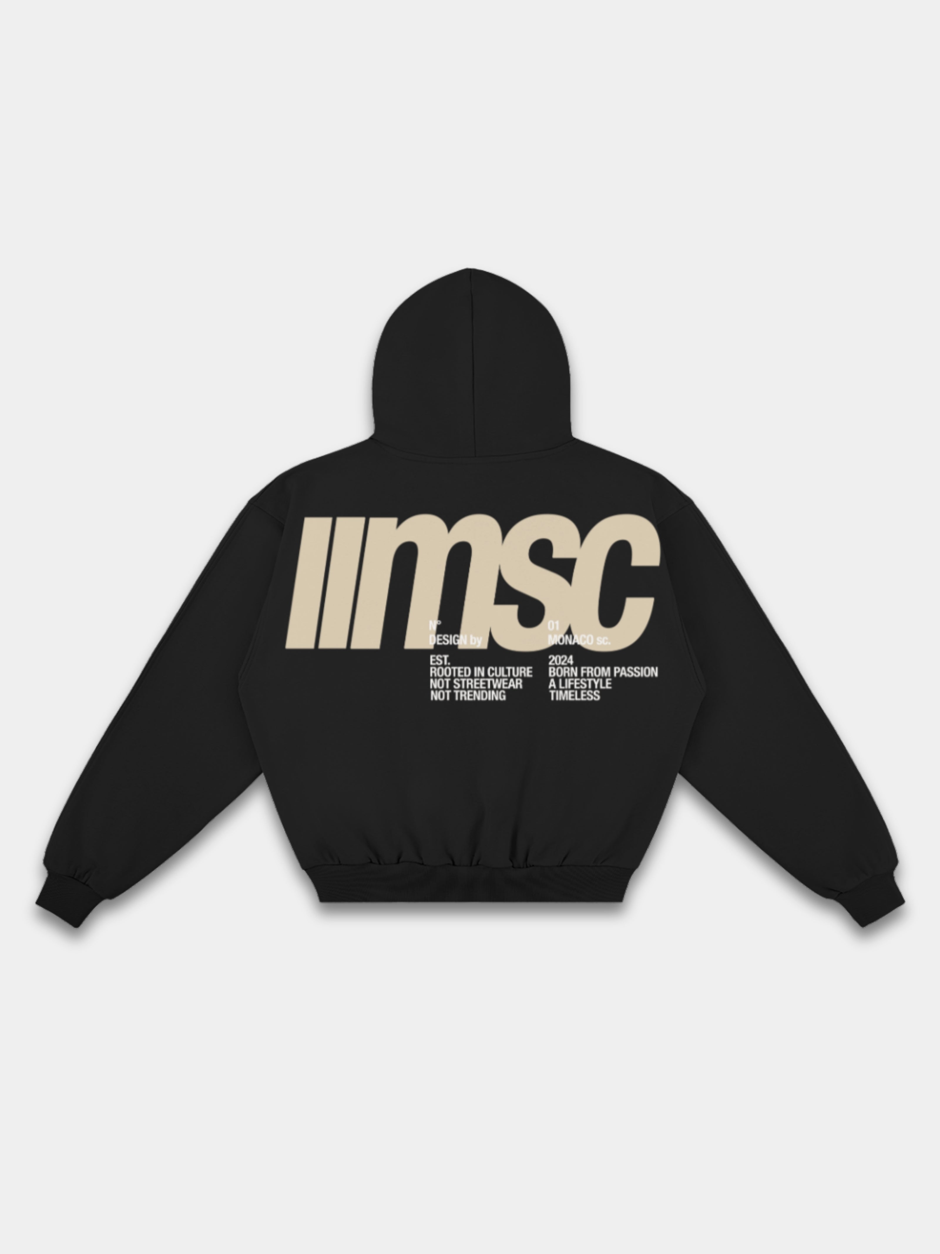 MONACO MSC HOODIE - SANDSTONE/BONE