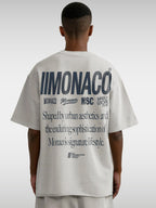 MONACO AESTHETIC TEE - LIGHT GRAY