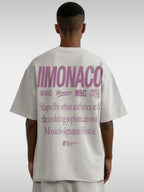 MONACO AESTHETIC TEE - LIGHT GRAY