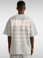MONACO AESTHETIC TEE - LIGHT GRAY