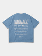 MONACO AESTHETIC TEE - SLATE BLUE
