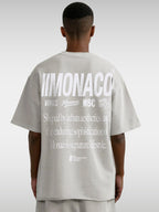 MONACO AESTHETIC TEE - LIGHT GRAY