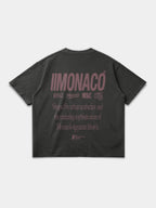 MONACO AESTHETIC TEE - DARK GRAY